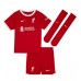 Cheap Liverpool Roberto Firmino #9 Home Football Kit Children 2023-24 Short Sleeve (+ pants)